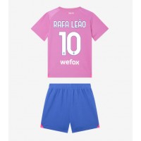 AC Milan Rafael Leao #10 Tredjedraktsett Barn 2023-24 Kortermet (+ Korte bukser)
